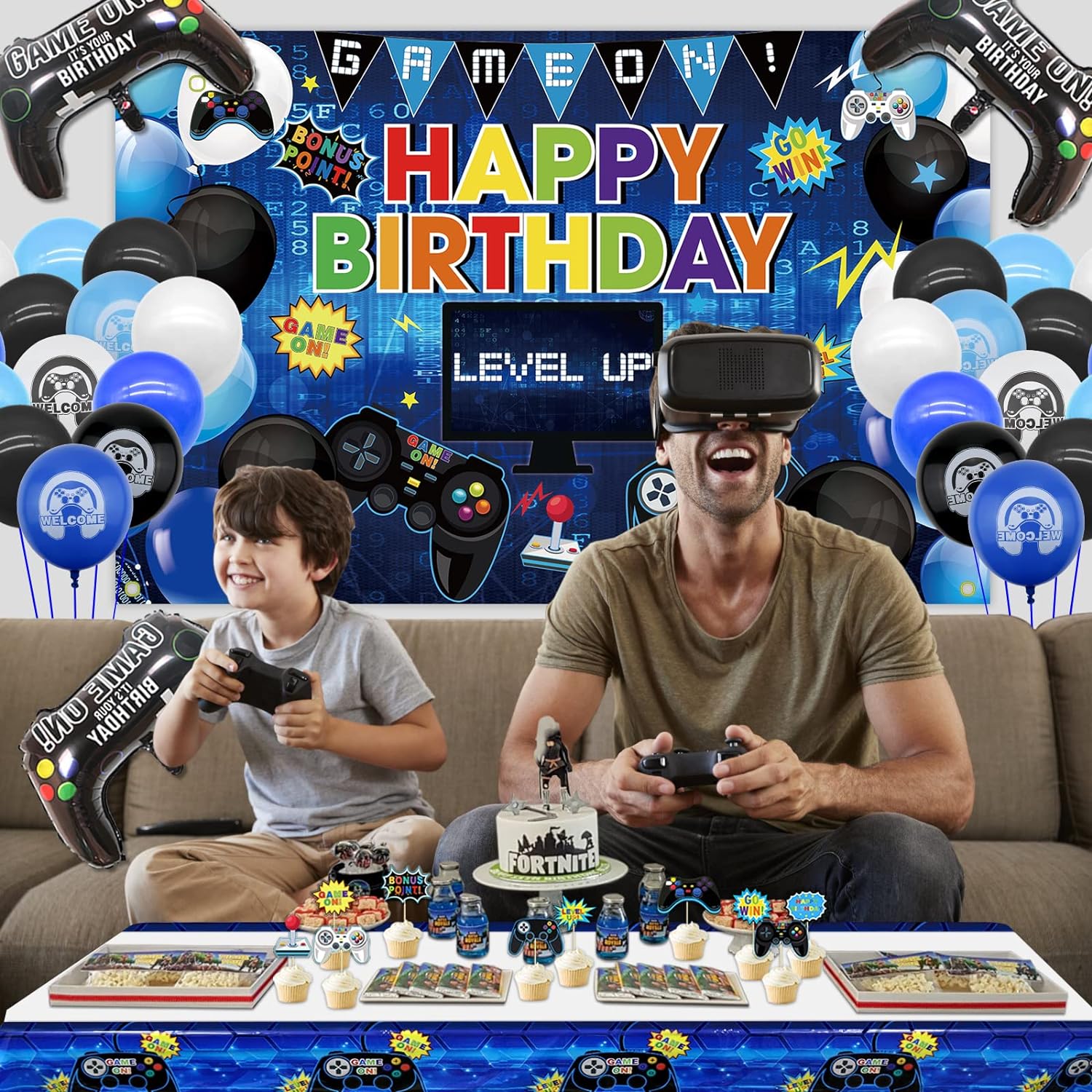 PIXHOTUL Video Game Birthday Decorations Set Review