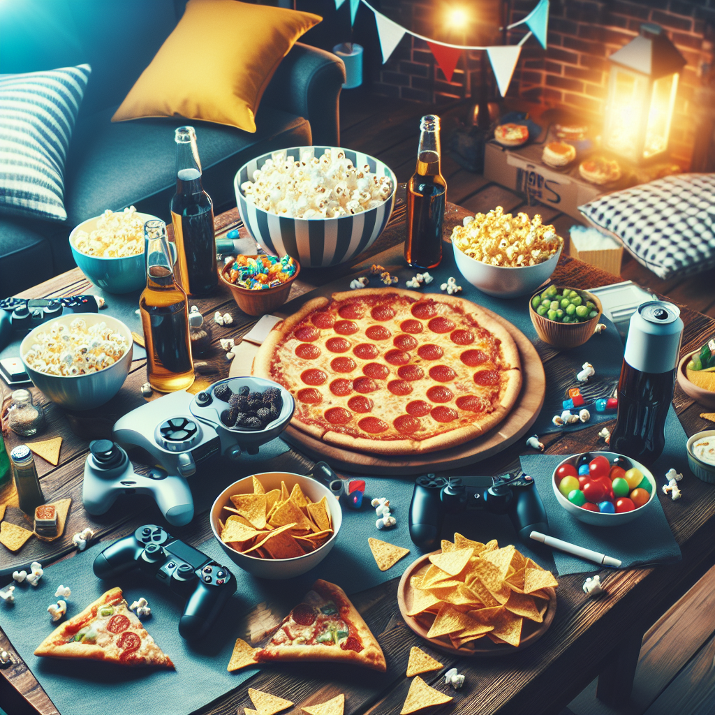 What Snacks And Refreshments Work Well For A Gaming Party?